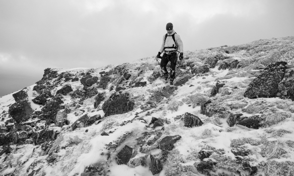 Þarna er stígurinn